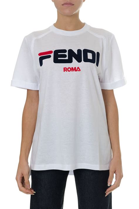 fendi roma t-shirt price|Fendi oversized t shirt.